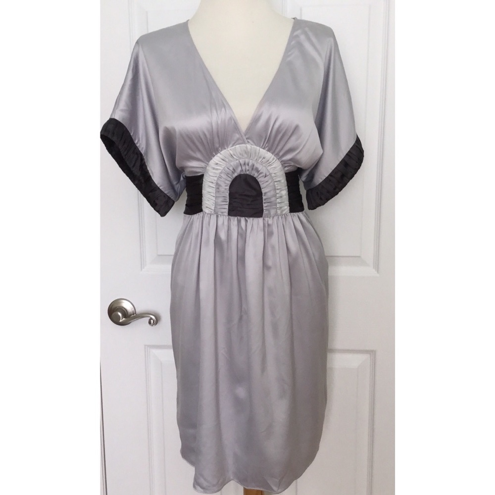NWT BCBGENERATIONS BCBG Fan Pleated Dress Size 12 Large L